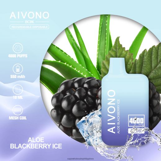 Vape Store Davao City - Aivono AIM BOXX 4000 Aloe Current Ice X6BJJP228