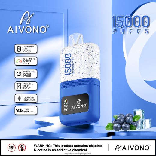 Vape Store Davao City - Aivono AIM magic 15000 Blueberry Ice X6BJJP68
