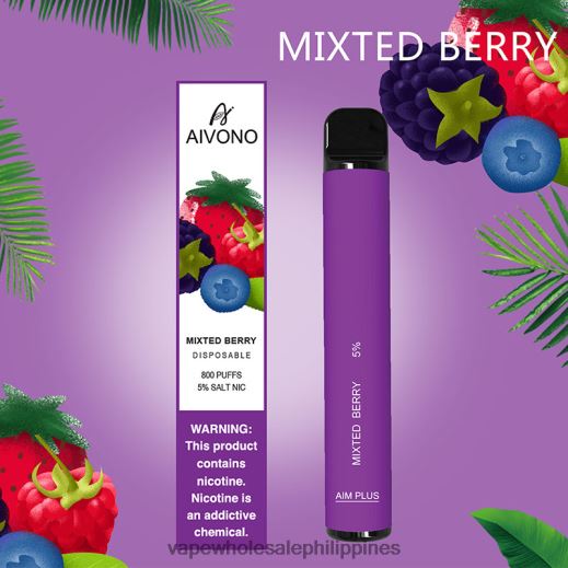 Vape Store Davao City - Aivono AIM PLUS 800 Mixed Berry X6BJJP188