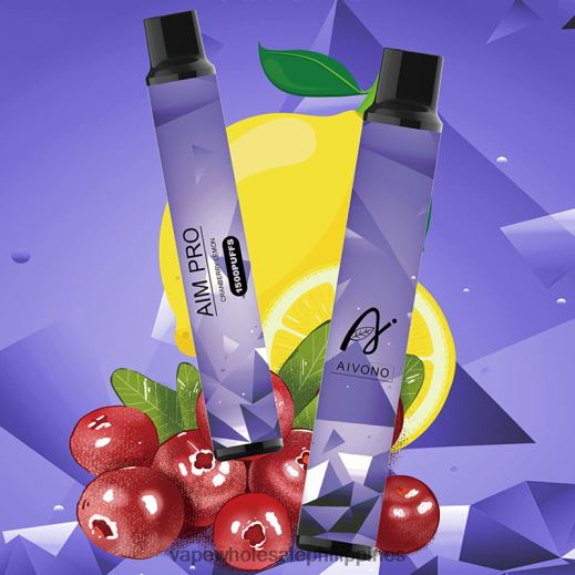 Vape Store Davao City - Aivono AIM PRO 1500 Cranberry Lemon X6BJJP168