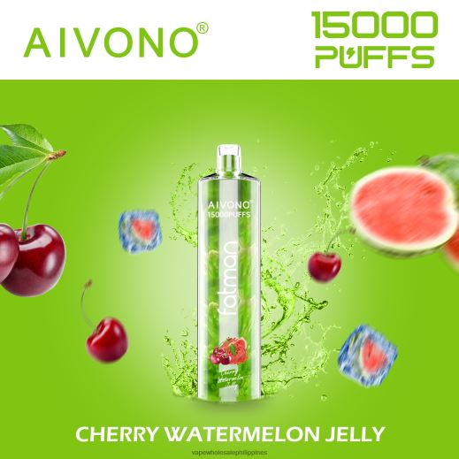 Electronic Cigarette Wholesale Supp - Aivono FATMAN 15000 Cheery Watermelon Jelly X6BJJP20