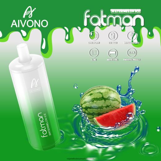 Vape Store Davao City - Aivono FATMAN 6800 Watermelon Ice X6BJJP28