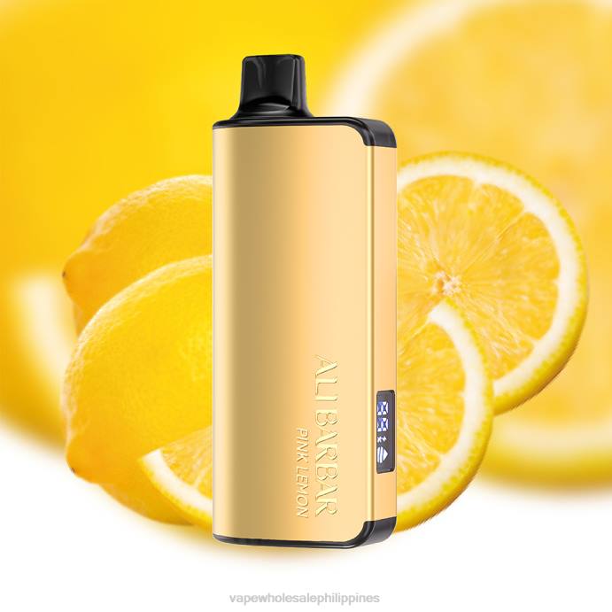 Vape Supplier Manila - Alibarbar Ingot 9000 Disposable Vape Pink Lemon H2HF23