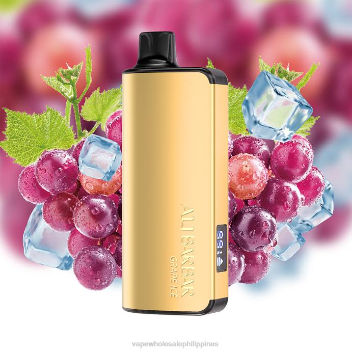 Vape Wholesale Philippines - Alibarbar Ingot 9000 Disposable Vape Grape Ice H2HF20
