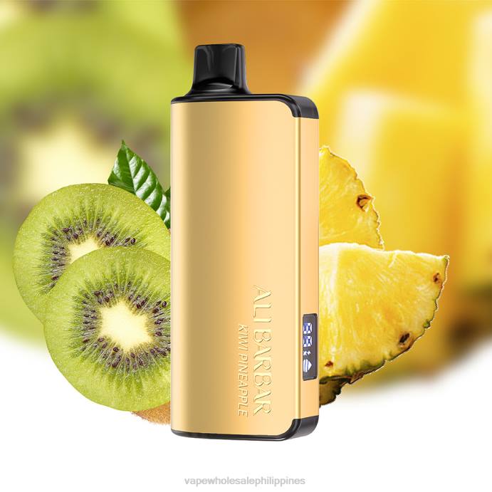 Vape Wholesale Supplier Philippines - Alibarbar Ingot 9000 Disposable Vape Kiwi Pineapple H2HF21