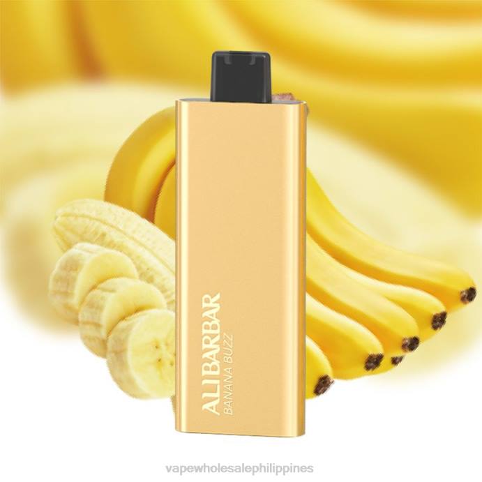 Vape Store Davao City - Alibarbar Pandora 7000 Disposable Vape Banana Buzz H2HF65