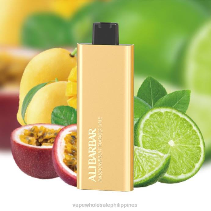 Vape Wholesale Philippines - Alibarbar Pandora 7000 Disposable Vape Passionfruit Mango Lime H2HF58