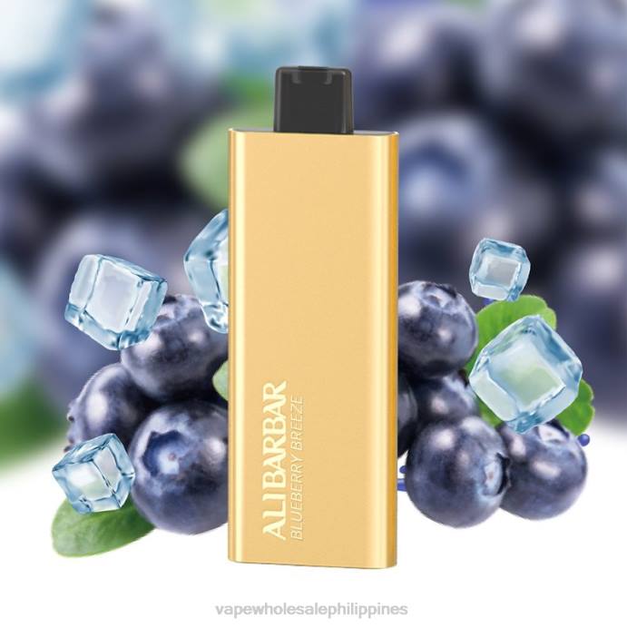 Vape Wholesale Price List Philippines - Alibarbar Pandora 7000 Disposable Vape Blueberry Breeze H2HF51