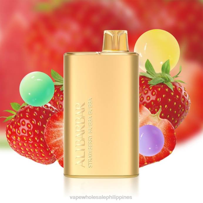 Cheapest Vape Philippines - Alibarbar Rich 8000 Disposable Vape Strawberry Hubba Bubba H2HF12