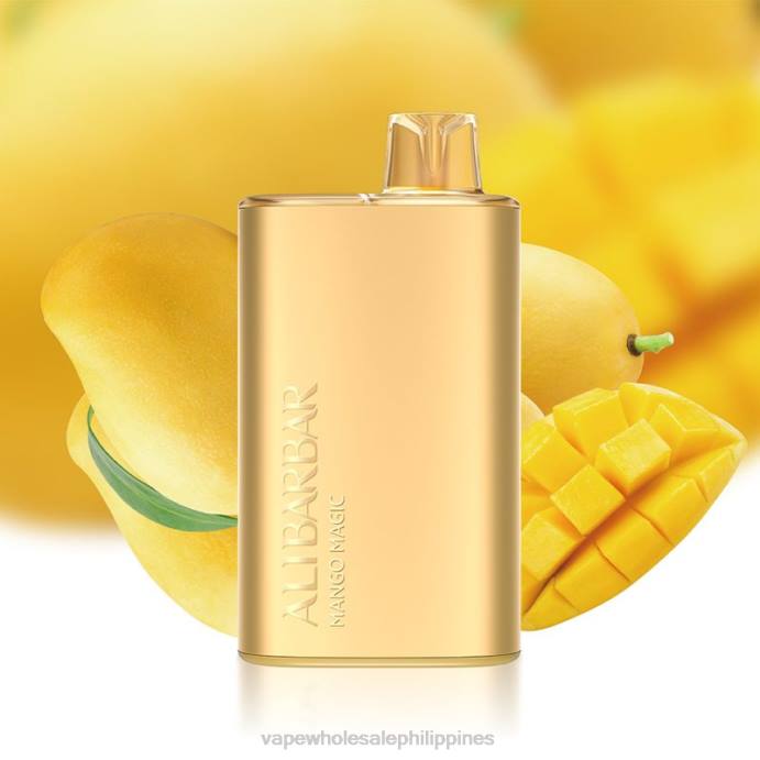Vape Shop Metro Manila - Alibarbar Rich 8000 Disposable Vape Mango Magic H2HF7