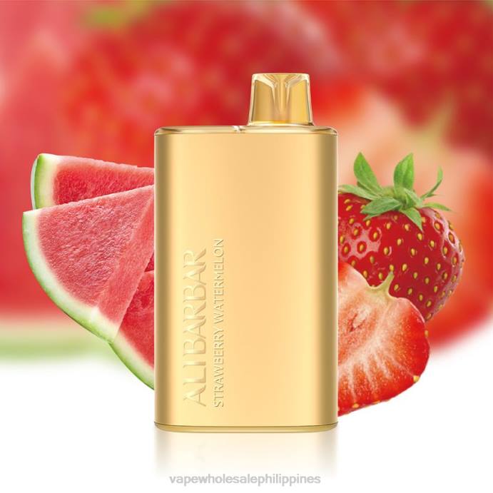 Vape Wholesale Price List Philippines - Alibarbar Rich 8000 Disposable Vape Strawberry Watermelon H2HF13