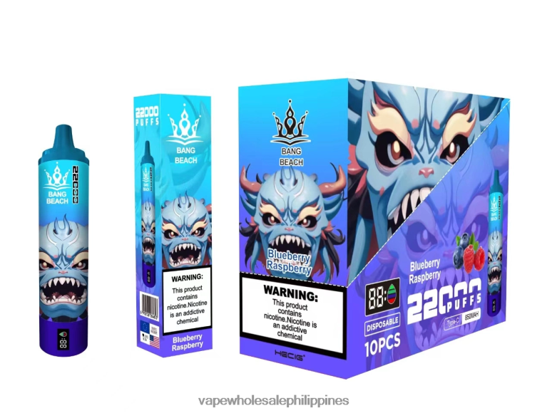 Cheap Vape Philippines - Bang Beach 22000 Puffs Smart Screen Blueberry Raspberry BF4RF14