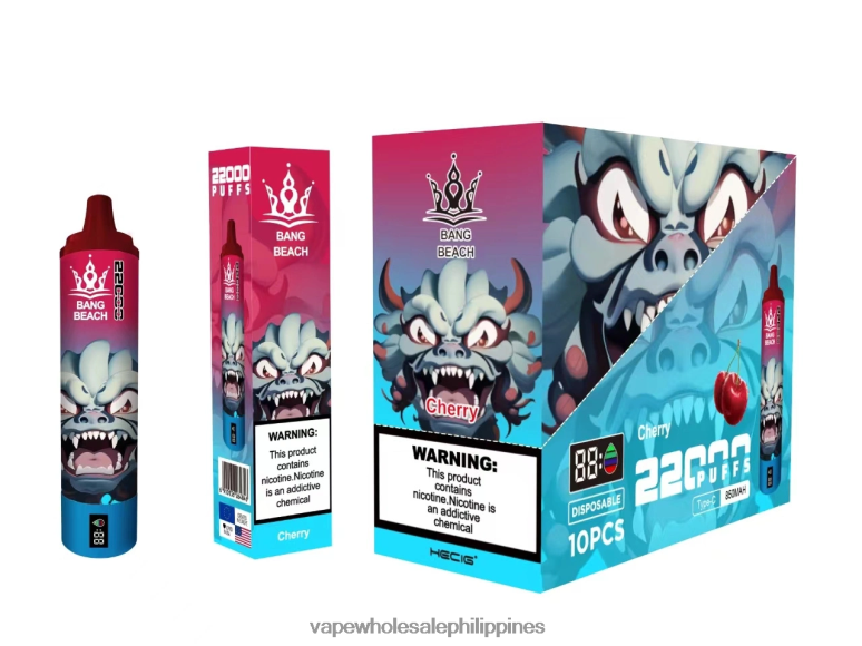 E Cig Wholesale - Bang Beach 22000 Puffs Smart Screen Cherry BF4RF17