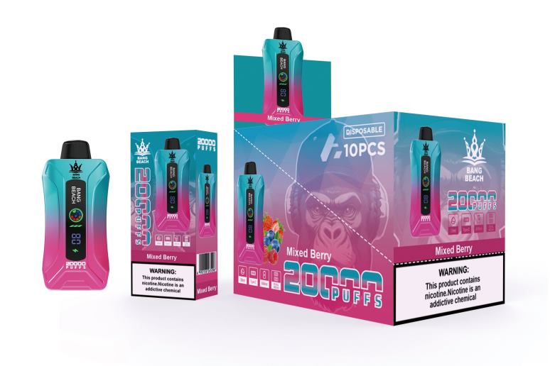 Vape Shop Quezon City - Bang Beach 20000 Puffs Smart Screen Vape Mixed Berry BF4RF5