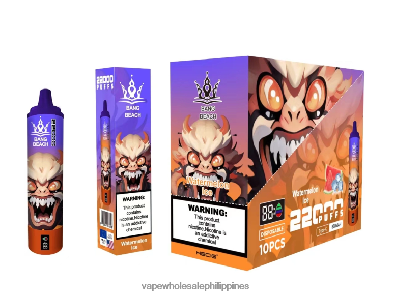 Vape Wholesale Supplier Philippines - Bang Beach 22000 Puffs Smart Screen Watermelon Ice BF4RF22