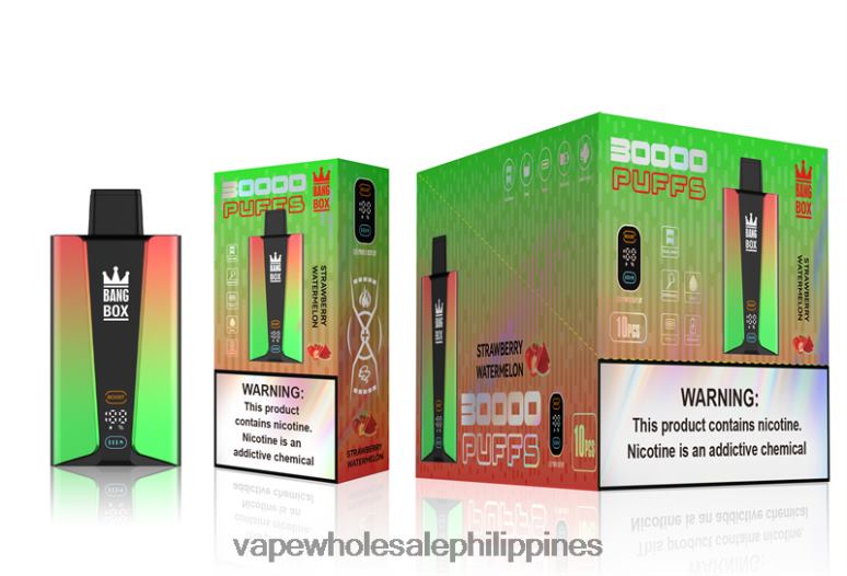 E Cig Wholesale - Bang Box 30000 Puffs Smart Screen Strawberry Watermelon BF4RF75