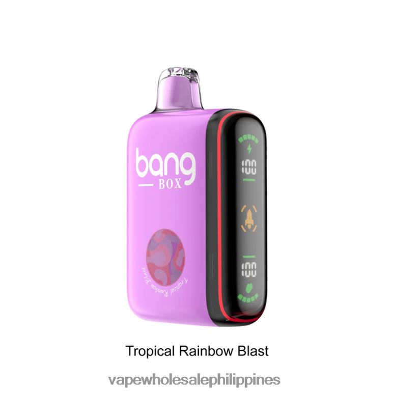 E Cigarette Philippines Price - Bang Box 9000-18000 Puffs Intelligent Power Display Tropical Rainbow Blast BF4RF36