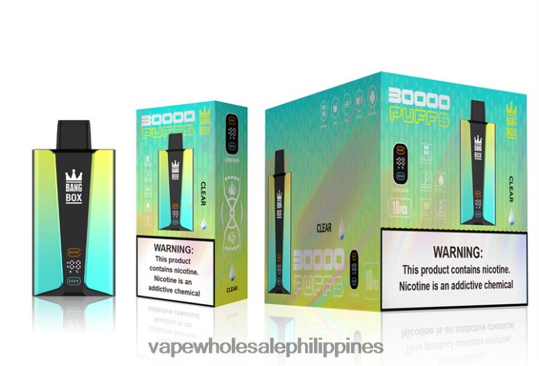 E Cigarettes Wholesale Suppliers - Bang Box 30000 Puffs Smart Screen Clear BF4RF76