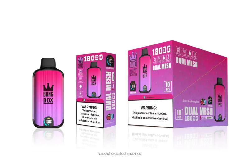 Electronic Cigarette Wholesale Supp - Bang Box 18000 puffs Sour Raspberry Ice BF4RF98