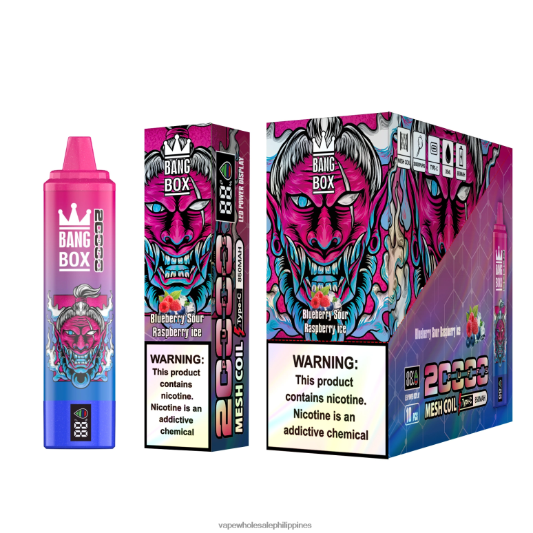Electronic Cigarette Wholesale Supp - Bang Box 20000 Blueberry Sour Raspberry Ice BF4RF55