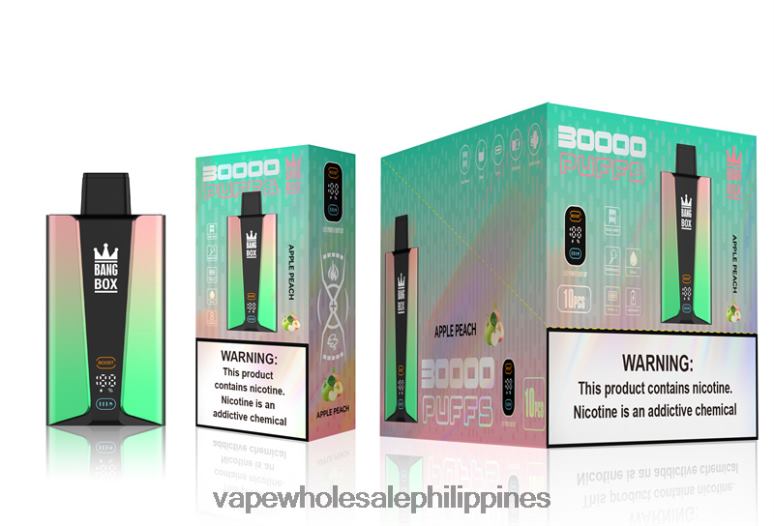 Vape Shop Quezon City - Bang Box 30000 Puffs Smart Screen Apple Peach BF4RF83