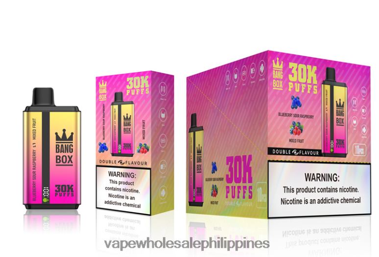Vape Store Davao City - Bang Box 30000 Puffs Dual Flavors Blueberry Sour Raspberry & Mixed Fruit BF4RF66