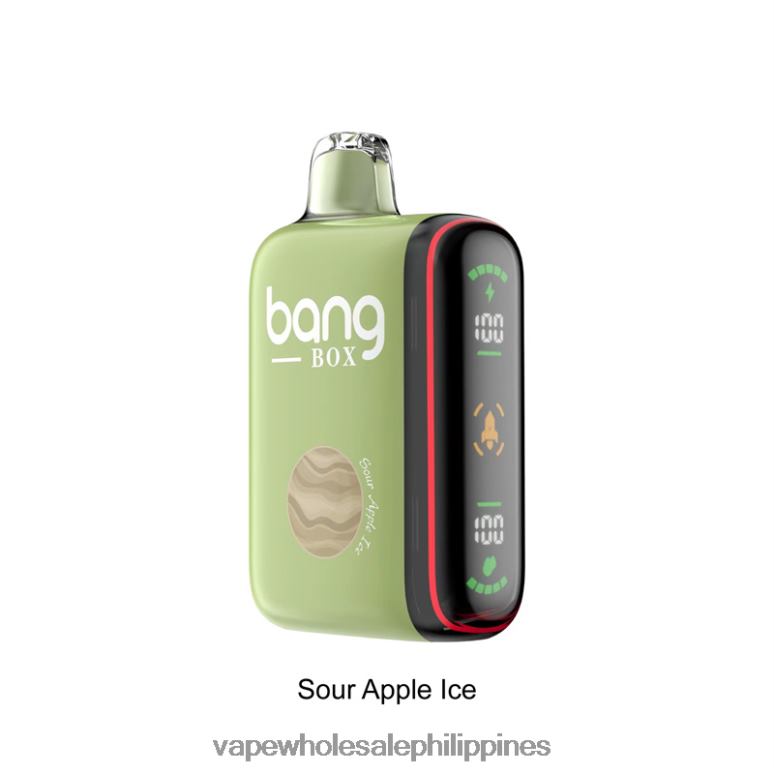 Vape Store Davao City - Bang Box 9000-18000 Puffs Intelligent Power Display Sour Apple Ice BF4RF28