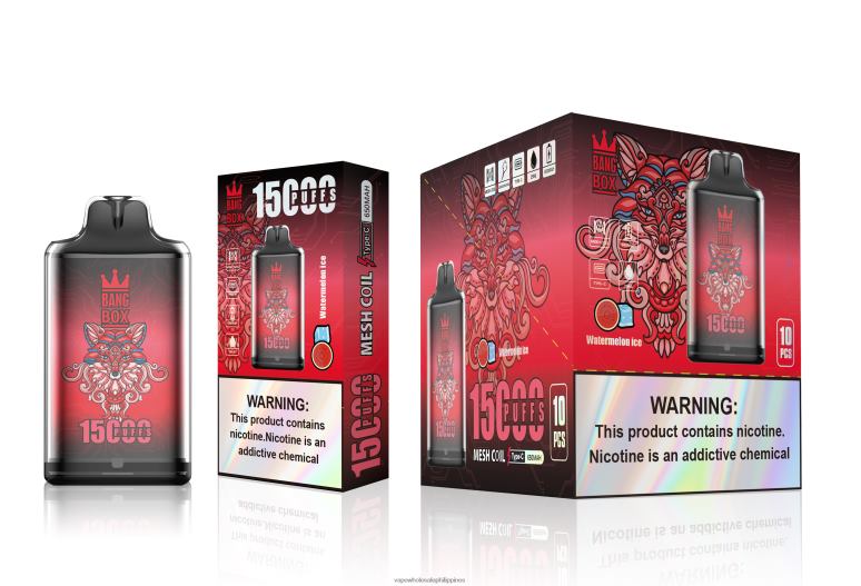 Vape Store Davao City - Bang Box S1-15000 Puffs Watermelon Ice BF4RF106