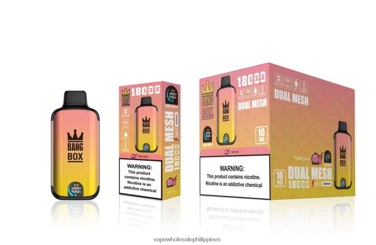 Vape Wholesale Price List Philippines - Bang Box 18000 puffs Peach Juice BF4RF91