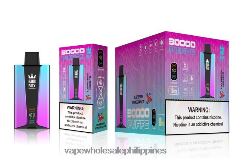 Vape Wholesale Supplier Philippines - Bang Box 30000 Puffs Smart Screen Blueberry Pomgerante BF4RF80