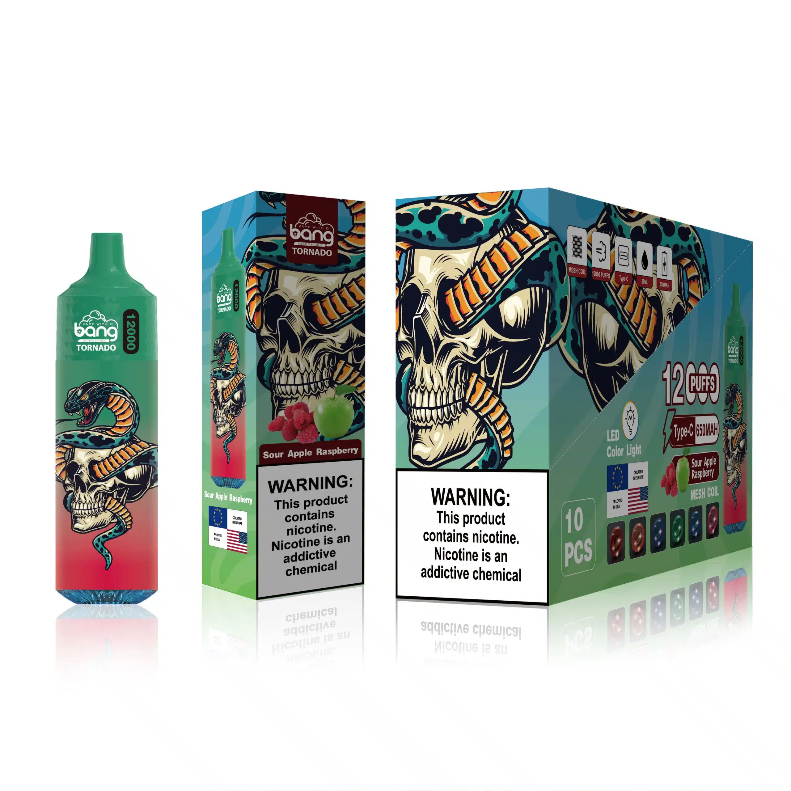 vape store davao city 2J4240118 Sour Apple Raspberry Bang Box 12000 Puffs