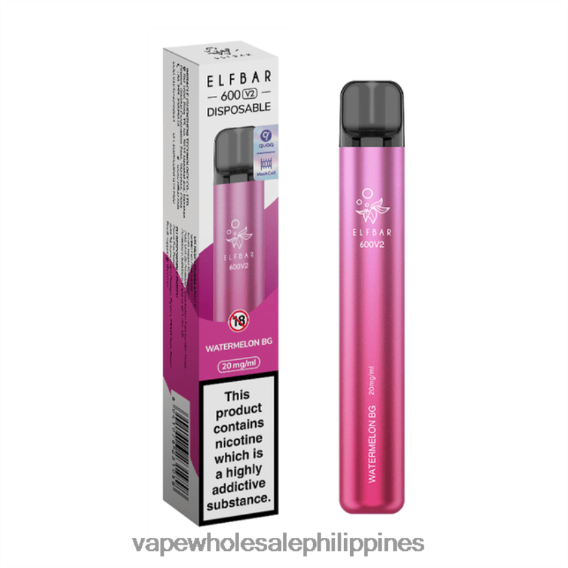 vape store davao city 2J4240298 Watermelon BG ELFBAR 600V2 20mg