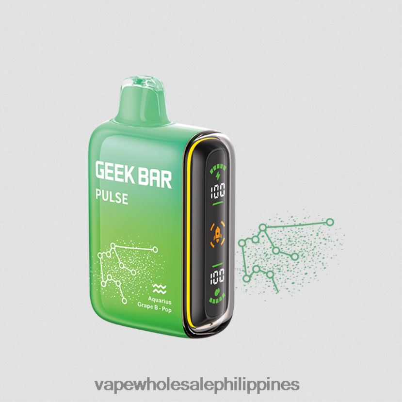 vape wholesale philippines 2J424071 Grape Blow Pop GEEK BAR Pulse Zodiac Edition 7500 PUFFS/15000 PUFFS