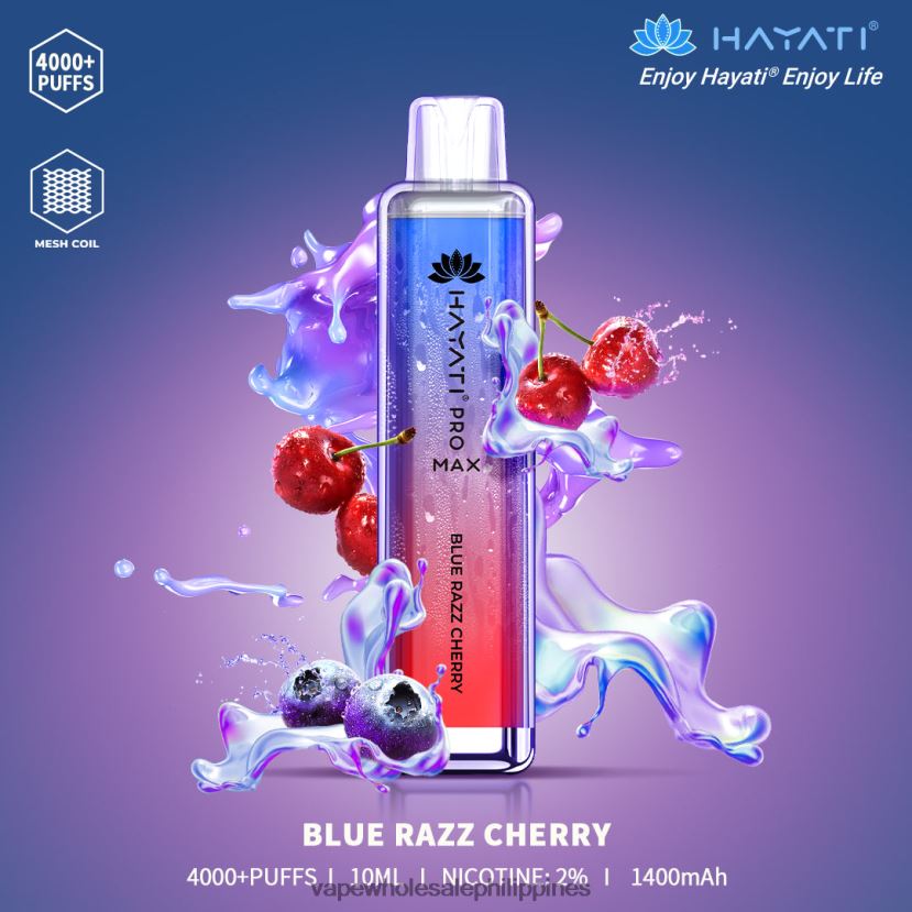 vape store davao city 2J4240148 Blue Razz Cherry Hayati Pro Max 4000