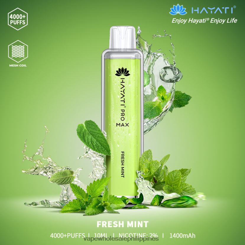 vape store davao city 2J4240158 Fresh Mint Hayati Pro Max 4000