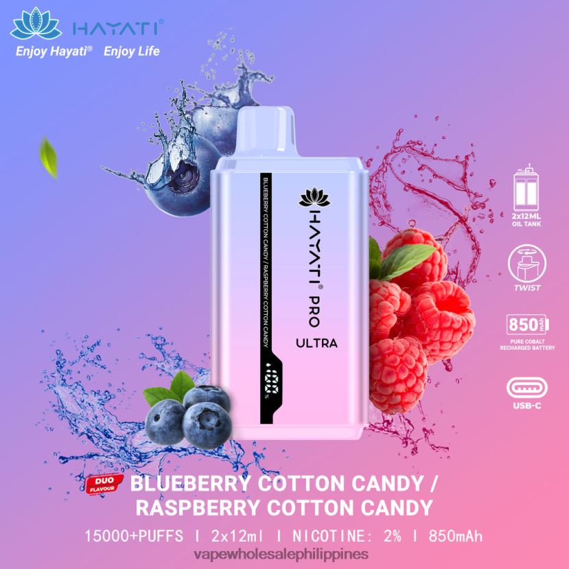 Blueberry Cotton Candy/Raspberry Cotton Candy