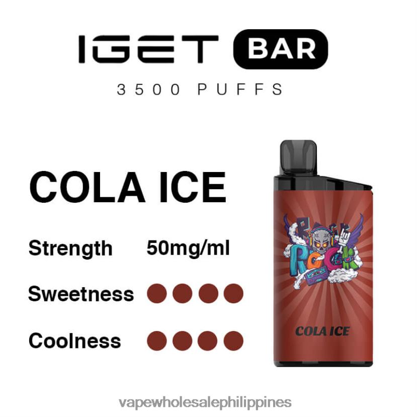 vape philippines price 2J424096 Cola Ice IGET BAR 3500 5% NICOTINE