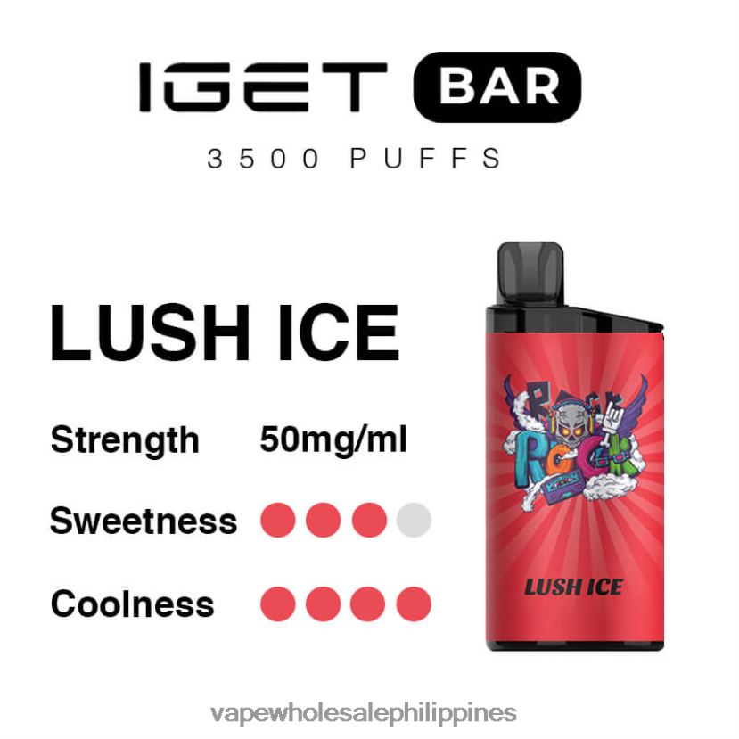 vape wholesale supplier manila 2J424093 Lush Ice IGET BAR 3500 5% NICOTINE
