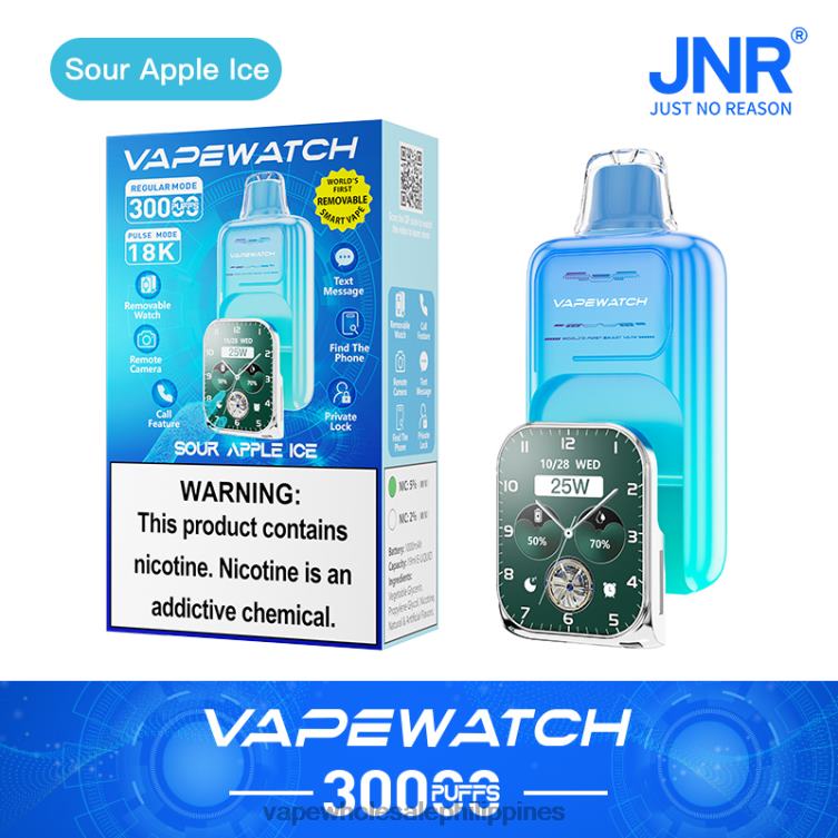 JNR Vape Watch 6LX0P5 Sour Apple Ice vape shop quezon city
