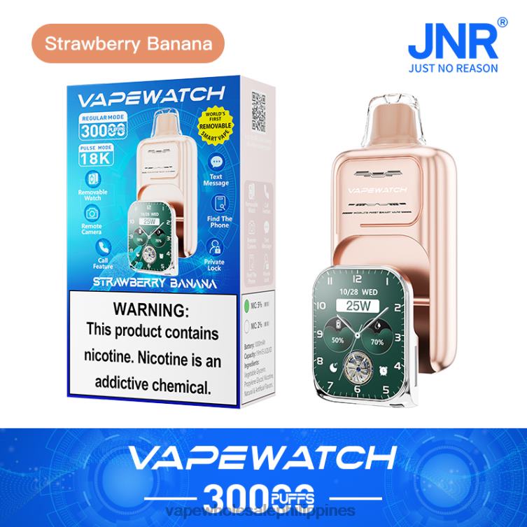 JNR Vape Watch 6LX0P7 Strawberry Banana vape shop metro manila