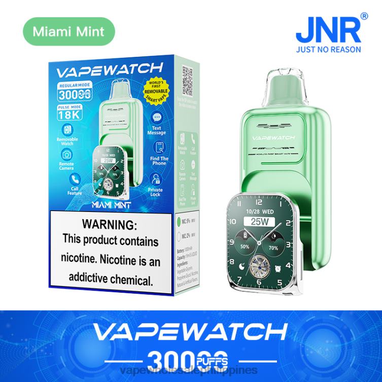 JNR Vape Watch 6LX0P8 Miami Mint vape store davao city