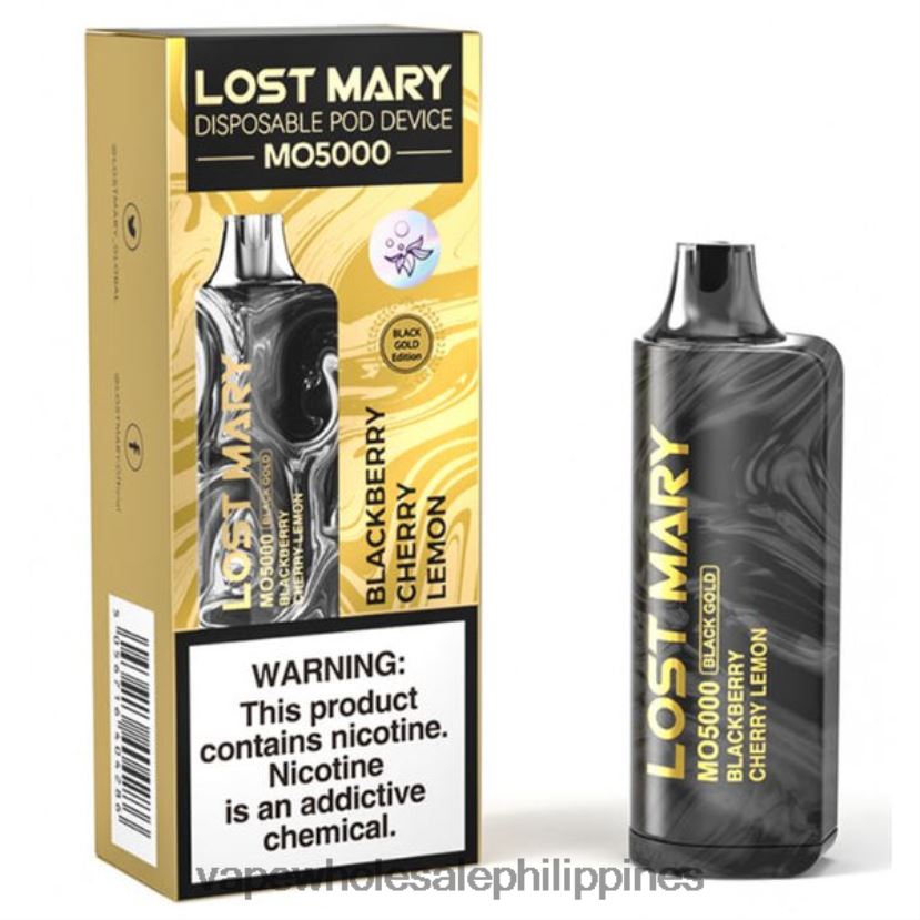 vape wholesale supplier manila 2J4240343 Blackberry Cherry Lemon LOST MARY MO5000 Black Gold 10mL