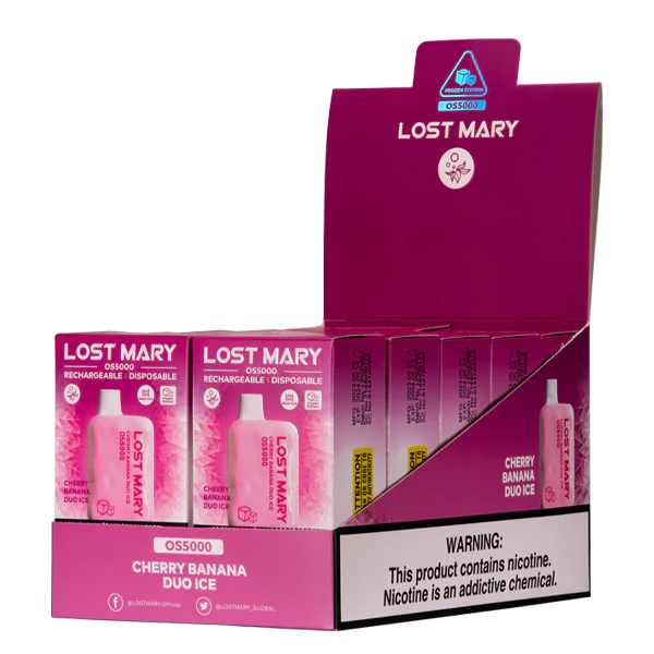 vape store davao city 2J4240108 Cherry Banana Duo Ice LOST MARY OS5000