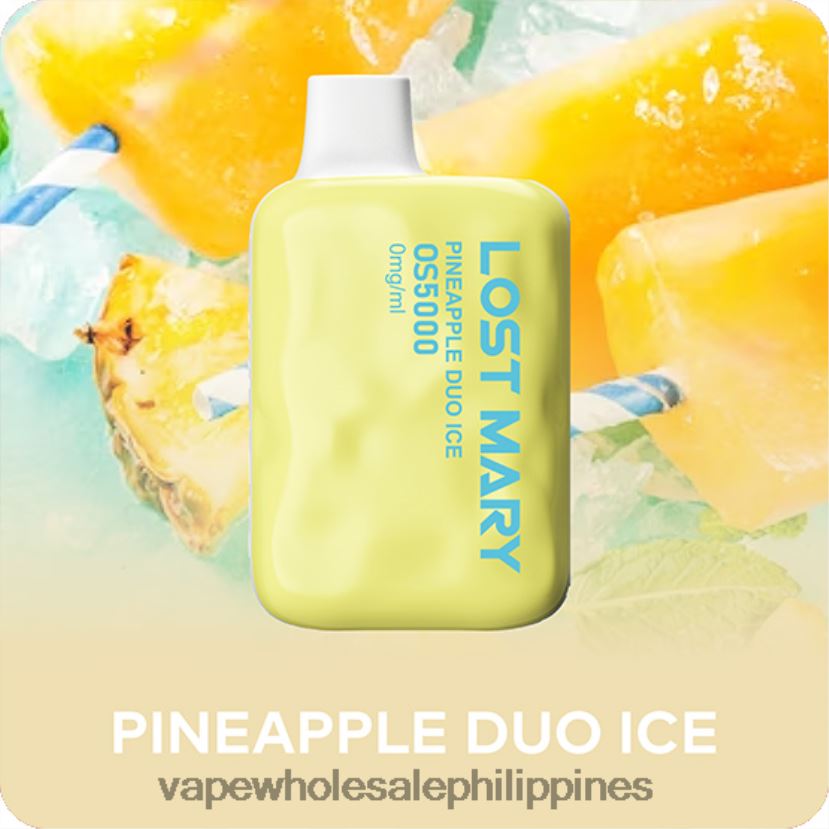 vape store davao city 2J4240508 Pineapple Duo Ice LOST MARY OS5000 0mg/ml