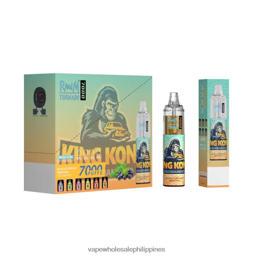 vape wholesale philippines 2J42401 Disposable RandM Tornado 7000 5%