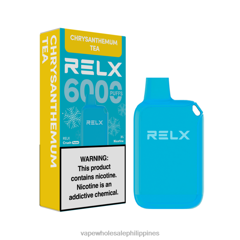 Vape Wholesale Philippines - Chrysanthemum Tea RELX Crush Pocket 6000 Icy ZFT4421