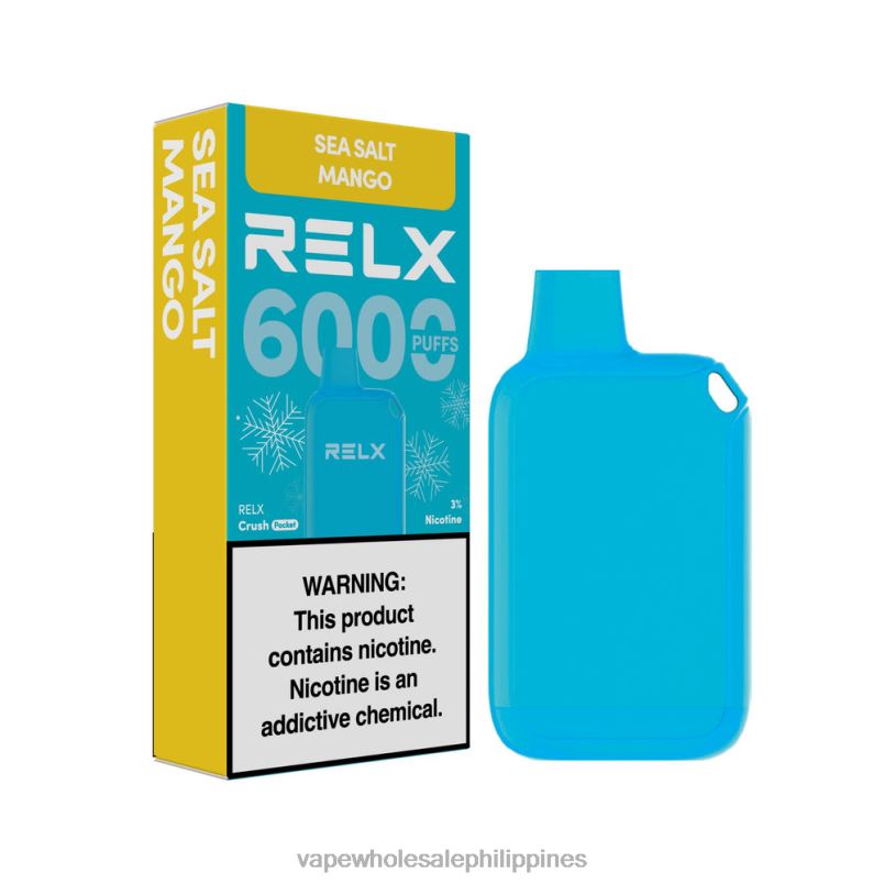 Vape Wholesale Price List Philippines - Sea Salt Mango RELX Crush Pocket 6000 Icy ZFT4413