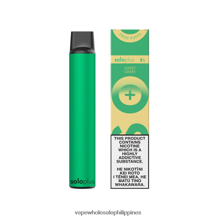 Electronic Cigarette Wholesale Supp - Solo Plus Disposable Vape Paradise Collection Sweet Grape DVB2H440