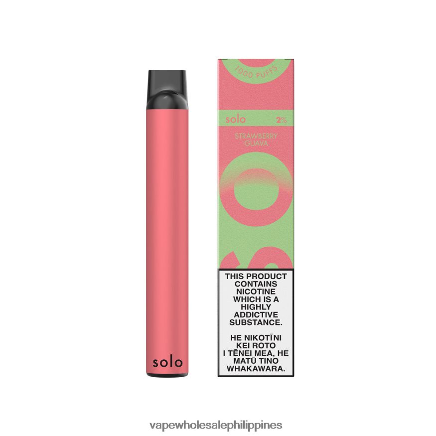 Vape Wholesale Philippines - Solo Disposable Vape Paradise Collection Strawberry Guava DVB2H421