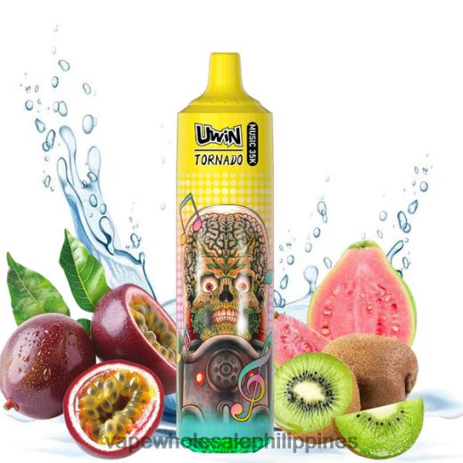Vape Store Davao City - UWIN CRYSTAL 35K DISPOSABLE VAPE Kiwi Passion Fruit Guava X6BJJP388